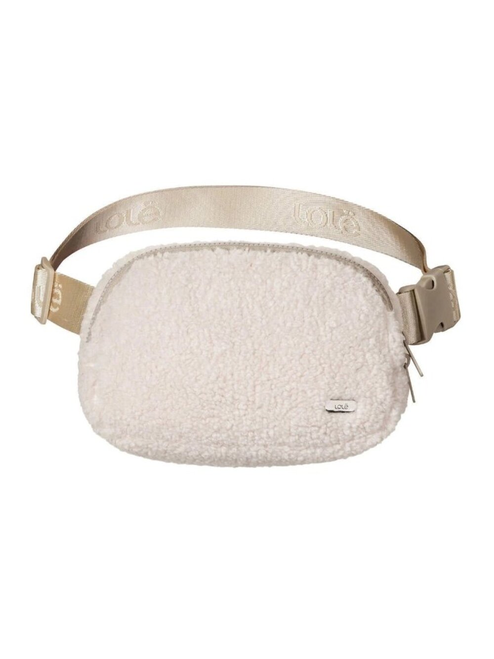 NWT Lole Fleece Belt / Fanny Pack  Women's Sherpa Cream